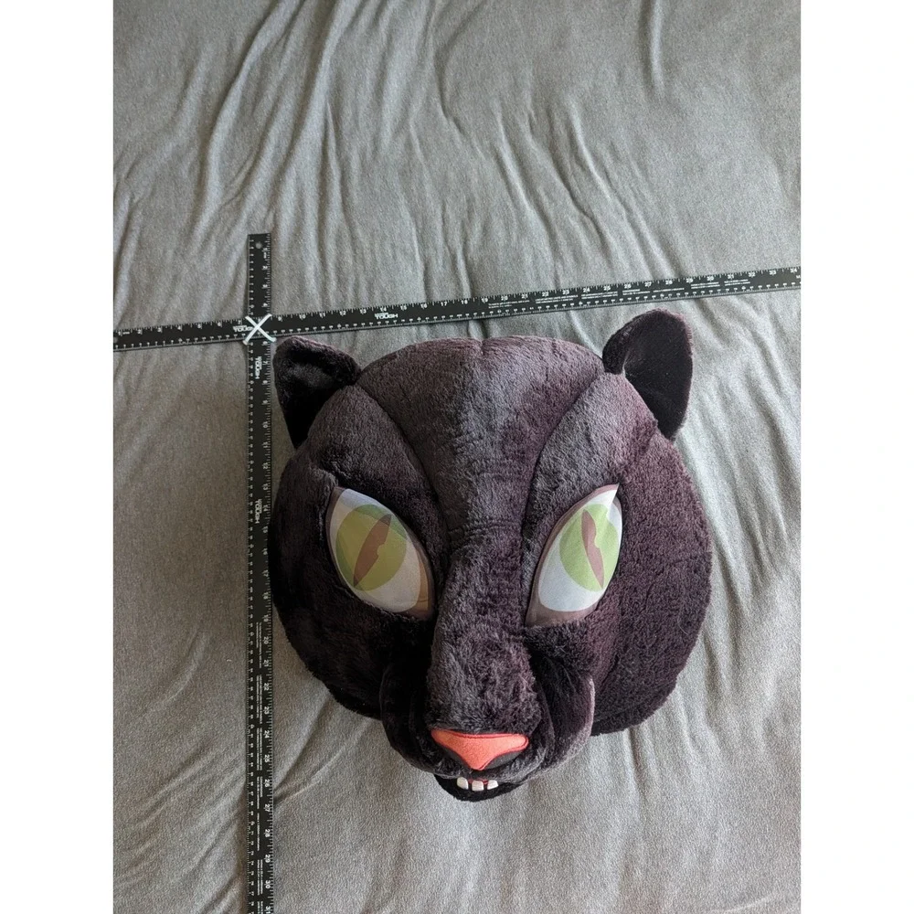 Dan Dee Collectors Choice Black Panther Plush Mask Halloween Costume Large Furry